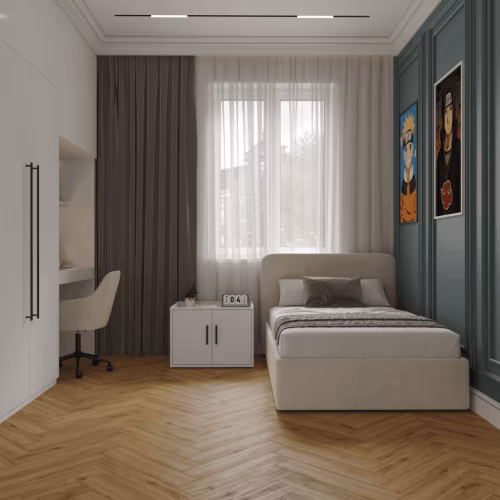 Кварцвиниловая плитка Norland клеевая Parquet LVT Basic Room 1067-10 венгерская елка 590×118×2,5
