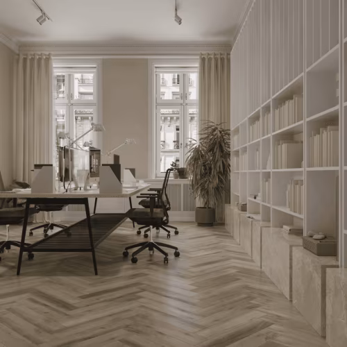 Кварцвиниловая плитка Norland клеевая Parquet LVT Best Home 1067-11 венгерская елка 590×118×2,5