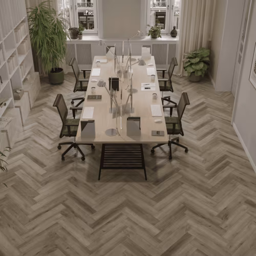Кварцвиниловая плитка Norland клеевая Parquet LVT Best Home 1067-11 венгерская елка 590×118×2,5