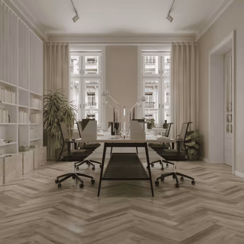 Кварцвиниловая плитка Norland клеевая Parquet LVT Best Home 1067-11 венгерская елка 590×118×2,5