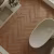 Кварцвиниловая плитка Norland клеевая Parquet S LVT Lama 1056-4 венгерская елка 590×118×2,5 фото в интерьере