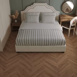 Кварцвиниловая плитка Norland клеевая Parquet S LVT Ladoga 1056-6 венгерская елка 590×118×2,5