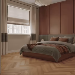 Кварцвиниловая плитка Norland клеевая Parquet S LVT Orel 1056-7 венгерская елка 590×118×2,5