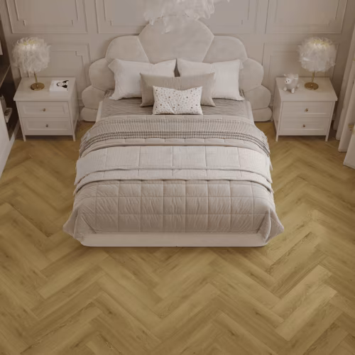 Кварцвиниловая плитка Norland клеевая Parquet S LVT Vuoksa 1056-8 венгерская елка 590×118×2,5