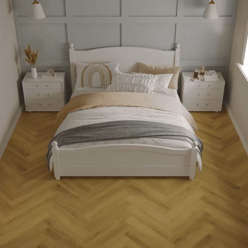 Кварцвиниловая плитка Norland клеевая Parquet S LVT Vivi 1056-10 венгерская елка 590×118×2,5