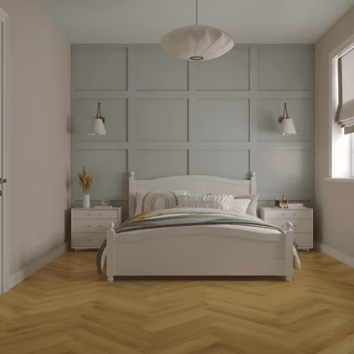 Кварцвиниловая плитка Norland клеевая Parquet S LVT Vivi 1056-10 венгерская елка 590×118×2,5