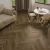 Кварцвиниловая плитка Norland клеевая Parquet S LVT Polar 1056-11 венгерская елка 590×118×2,5 фото в интерьере
