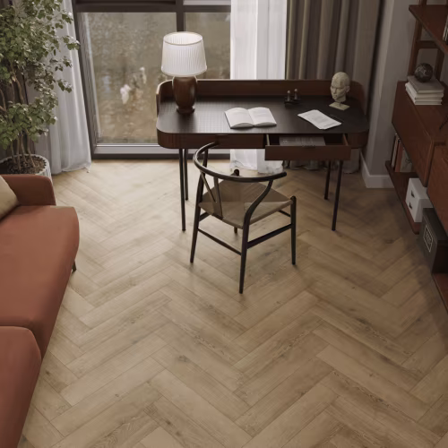 Кварцвиниловый SPC ламинат Norland Parquet S Breeze 1055-13 венгерская елка 600×125×4