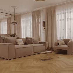 Кварцвиниловый SPC ламинат Norland Parquet S Provence 1055-14 венгерская елка 600×125×4