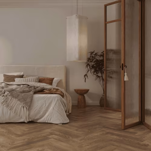 Кварцвиниловый SPC ламинат Norland Parquet S Lahti 1055-15 венгерская елка 600×125×4