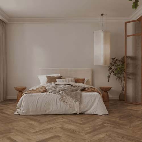 Кварцвиниловый SPC ламинат Norland Parquet S Lahti 1055-15 венгерская елка 600×125×4