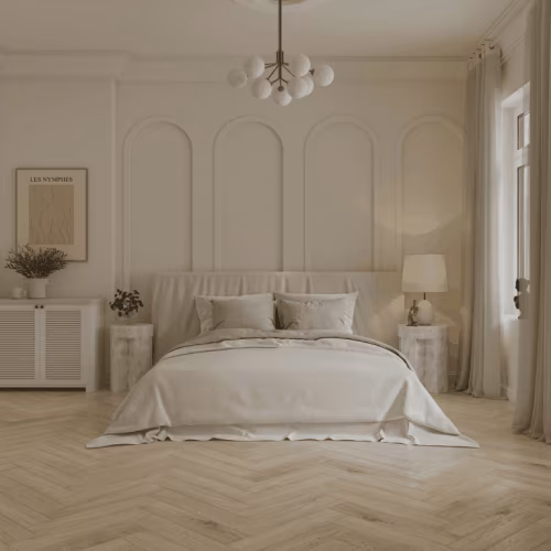 Кварцвиниловый SPC ламинат Norland Parquet S Buton 1055-17 венгерская елка 600×125×4