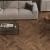 Кварцвиниловый SPC ламинат Norland Parquet S Loft 1055-19 венгерская елка 600×125×4 фото в интерьере