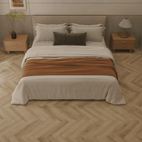 Кварцвиниловый SPC ламинат Norland Parquet S Glou 1055-20 венгерская елка 600×125×4