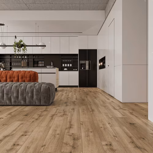 Кварцвиниловый SPC ламинат Norland Lagom Parquet Bomul 1033-13 венгерская елка 600×125×3,5