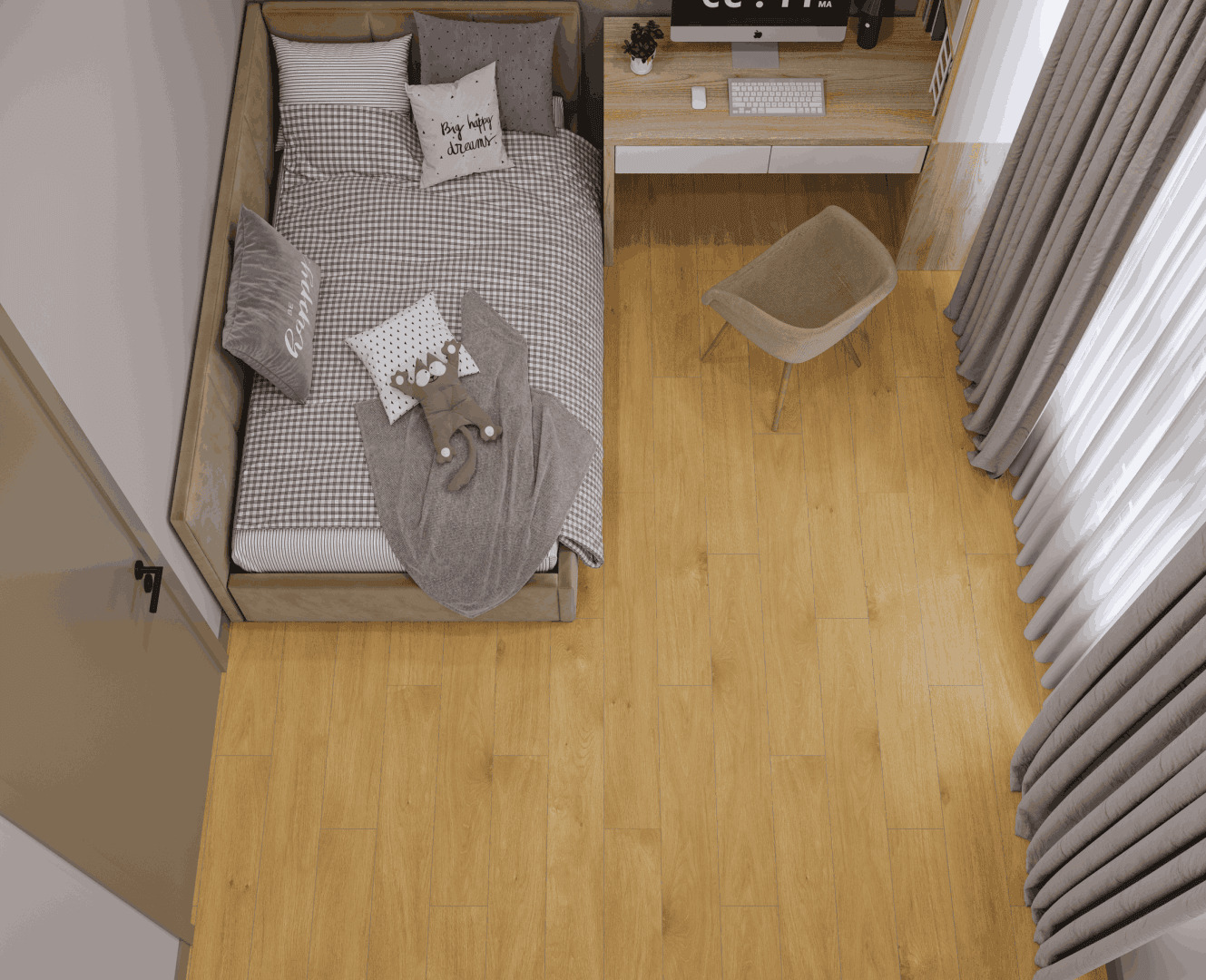 Ламинат Norland Elegant 10 Дуб Мальта LF305-12 1220×198×10 фото в интерьере