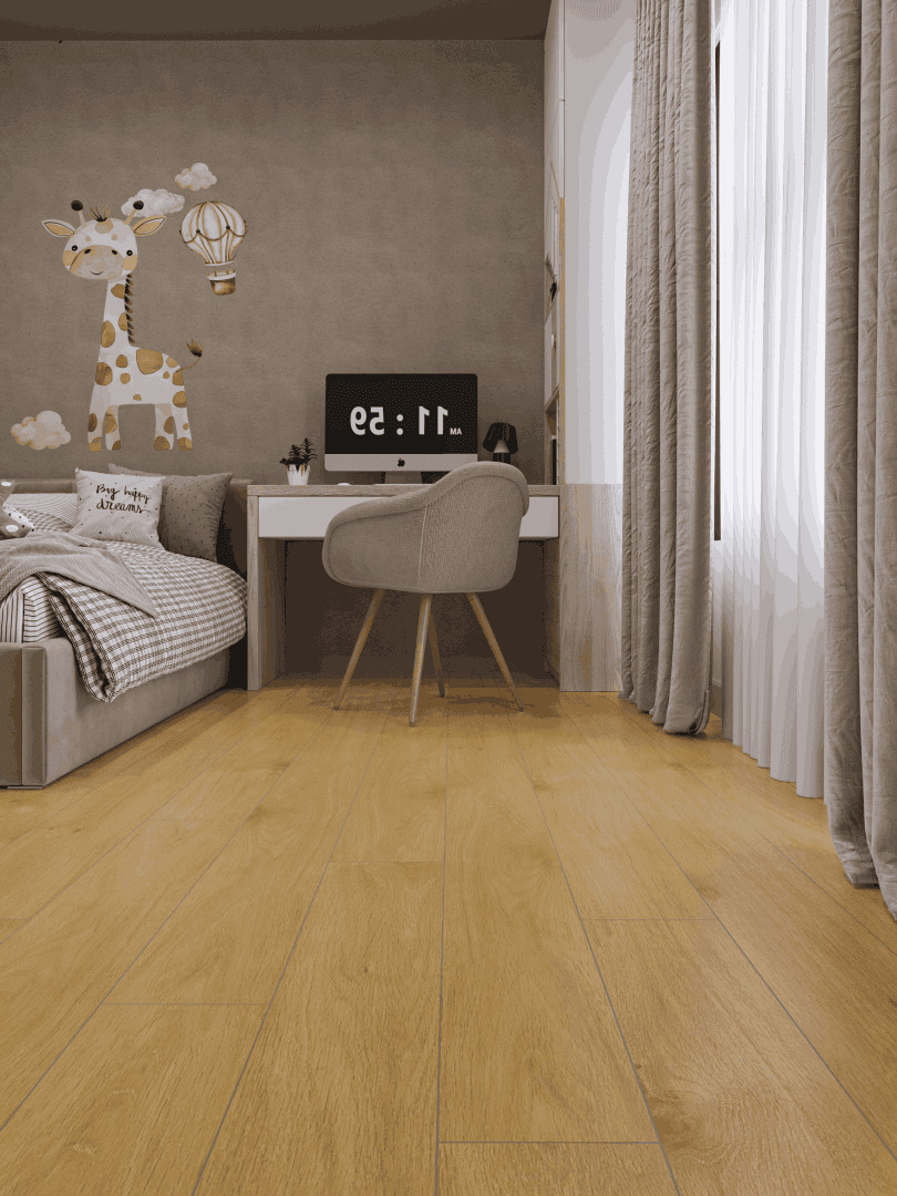 Ламинат Norland Elegant 10 Дуб Мальта LF305-12 1220×198×10 фото в интерьере