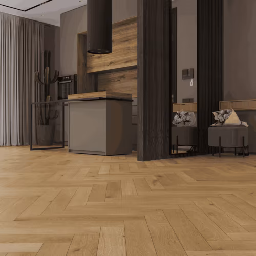 Ламинат Norland Herringbone Elegant 10 Дуб Хайнан LF306-09 венгерская елка 600×100×10
