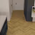 Ламинат Norland Herringbone Elegant 10 Дуб Фанэн LF306-17 венгерская елка 600×100×10 фото в интерьере