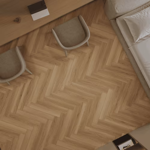 Ламинат Norland Herringbone Elegant 10 Дуб Босна LF306-39 венгерская елка 600×100×10