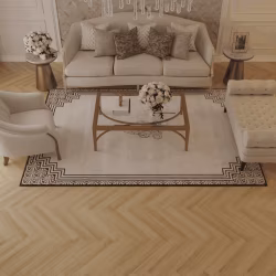 Ламинат Norland Herringbone Elegant Дуб Борео LF303-32 венгерская елка 600×100×8