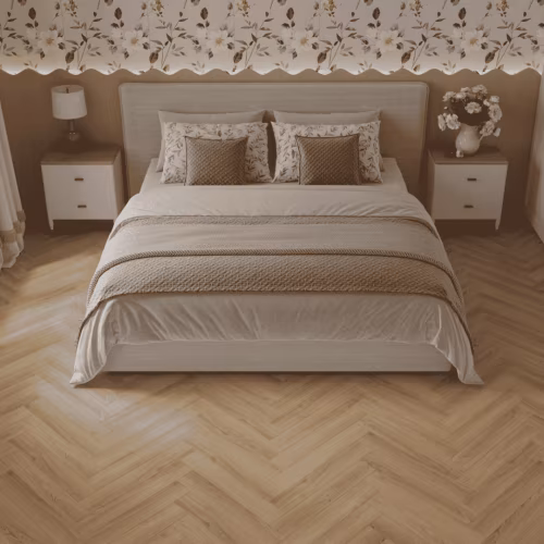 Ламинат Norland Herringbone Elegant Дуб Монте LF303-34 венгерская елка 600×100×8