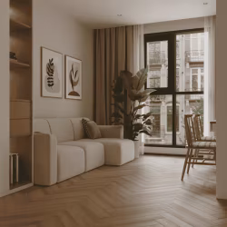 Ламинат Norland Herringbone Elegant Дуб Наксос LF303-36 венгерская елка 600×100×8