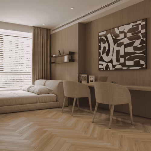 Ламинат Norland Herringbone Elegant Дуб Босна LF303-39 венгерская елка 600×100×8