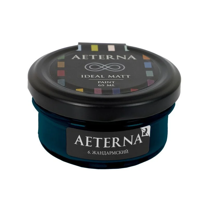 Краска Aeterna цвет Жандармский 6 Ideal Matt 0,065 л