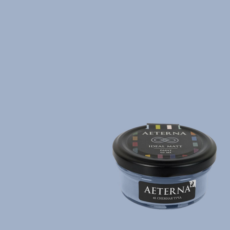 Краска Aeterna цвет Снежная Туча 48 Ideal Matt 0,065 л
