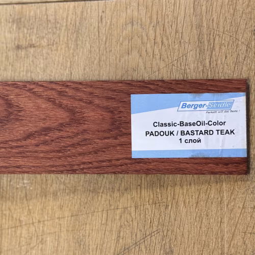 Масло для пола Berger-Seidle Classic BaseOil Color цвет Bastard Teak / Padouk полуматовое 0,125 л