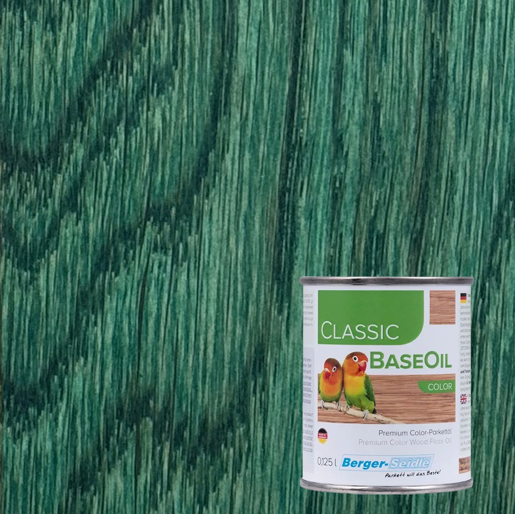 Масло для пола Berger-Seidle Classic BaseOil Color цвет Green / Grun полуматовое 0,125 л