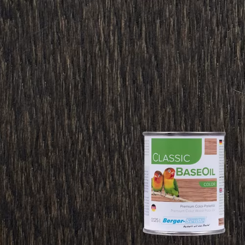 Масло для пола Berger-Seidle Classic BaseOil Color цвет Black / Schwarz полуматовое 0,125 л