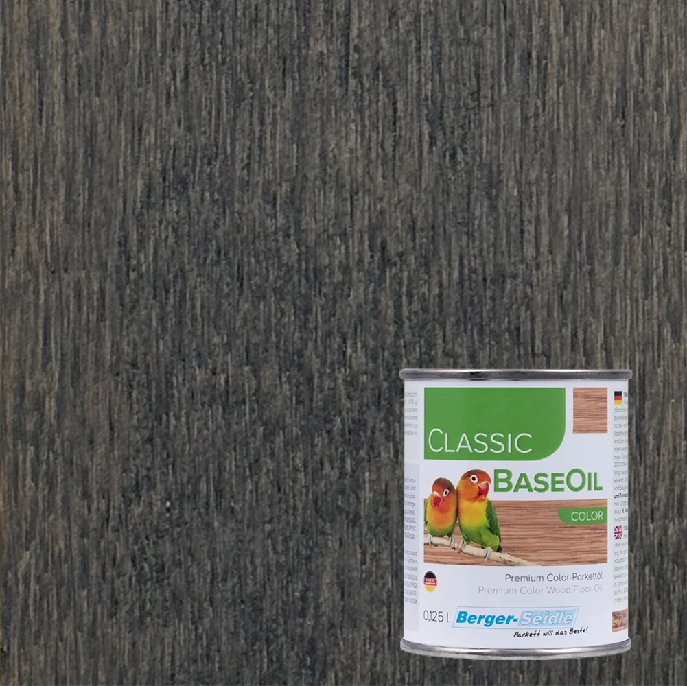 Масло для пола Berger-Seidle Classic BaseOil Color цвет Basalt Grey / Basaltgrau полуматовое 0,125 л