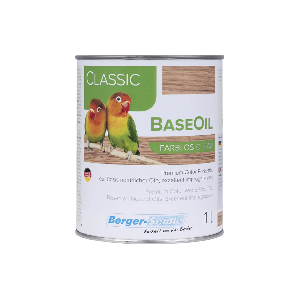 Масло для пола Berger-Seidle Classic BaseOil Farblos Clear Бесцветное полуматовое 1 л