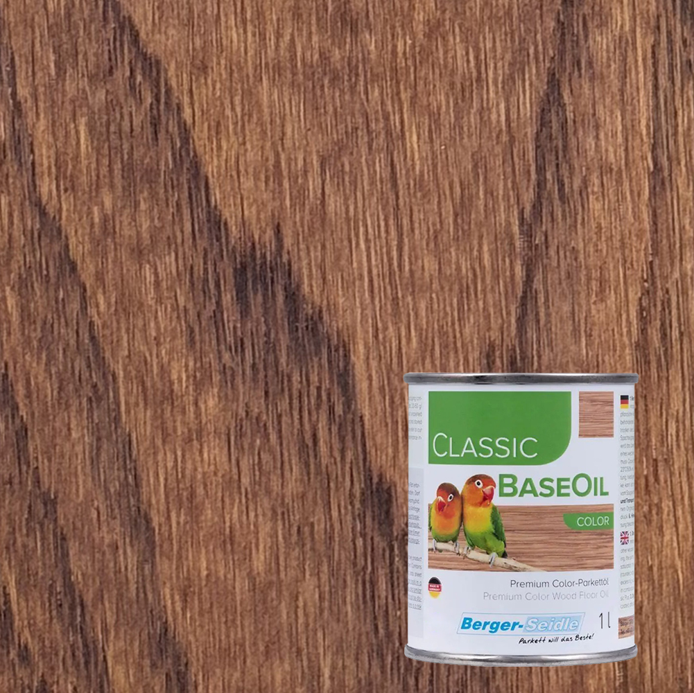 Масло для пола Berger-Seidle Classic BaseOil Color цвет Teak полуматовое 1 л
