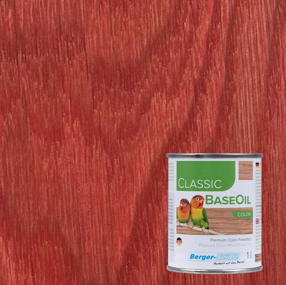 Масло для пола Berger-Seidle Classic BaseOil Color цвет Red / Rot полуматовое 1 л