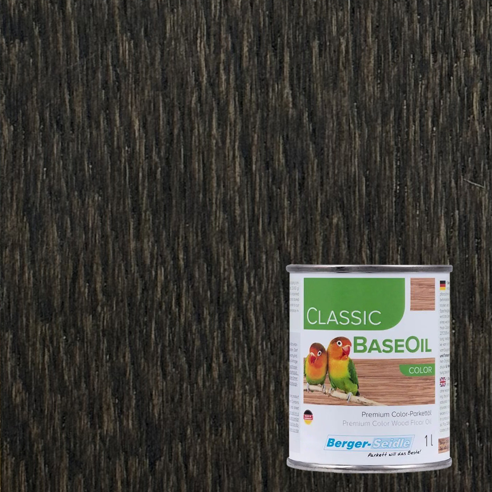 Масло для пола Berger-Seidle Classic BaseOil Color цвет Black / Schwarz полуматовое 1 л