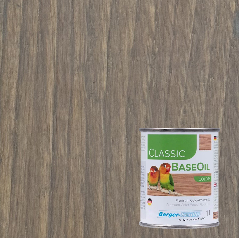Масло для пола Berger-Seidle Classic BaseOil Color цвет Platinum Grey / Platingrau полуматовое 1 л