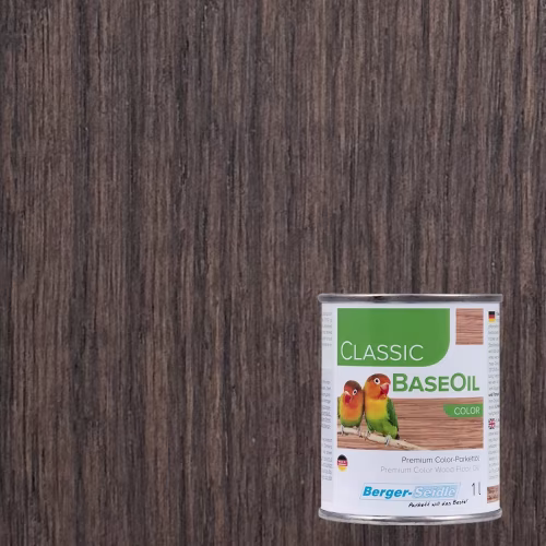 Масло для пола Berger-Seidle Classic BaseOil Color цвет Grey Brown / Graubraun полуматовое 1 л