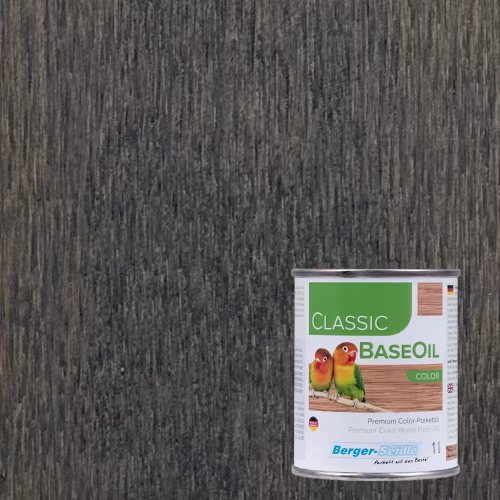 Масло для пола Berger-Seidle Classic BaseOil Color цвет Basalt Grey / Basaltgrau полуматовое 1 л