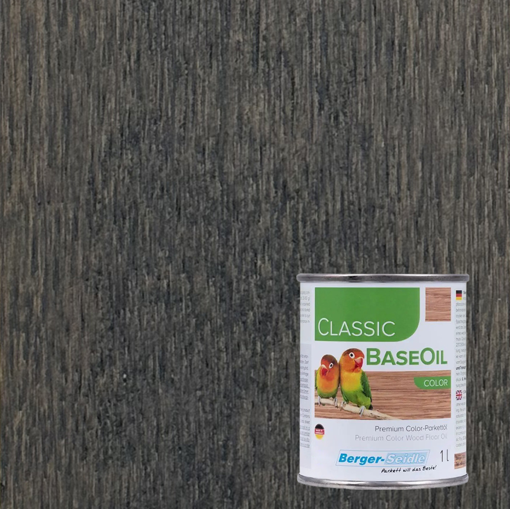 Масло для пола Berger-Seidle Classic BaseOil Color цвет Basalt Grey / Basaltgrau полуматовое 1 л