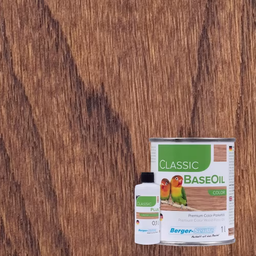 Масло для пола Berger-Seidle Classic BaseOil Color 2K цвет Teak полуматовое 1,1 л