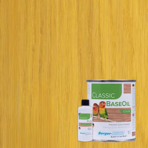 Масло для пола Berger-Seidle Classic BaseOil Color 2K цвет Lemon / Zitronengelb полуматовое 1,1 л