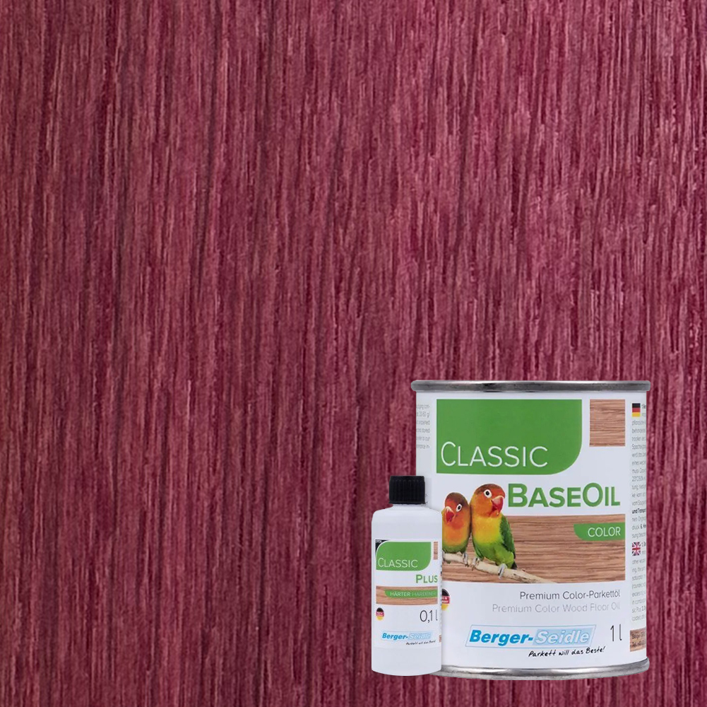 Масло для пола Berger-Seidle Classic BaseOil Color 2K цвет Violet / Violett полуматовое 1,1 л