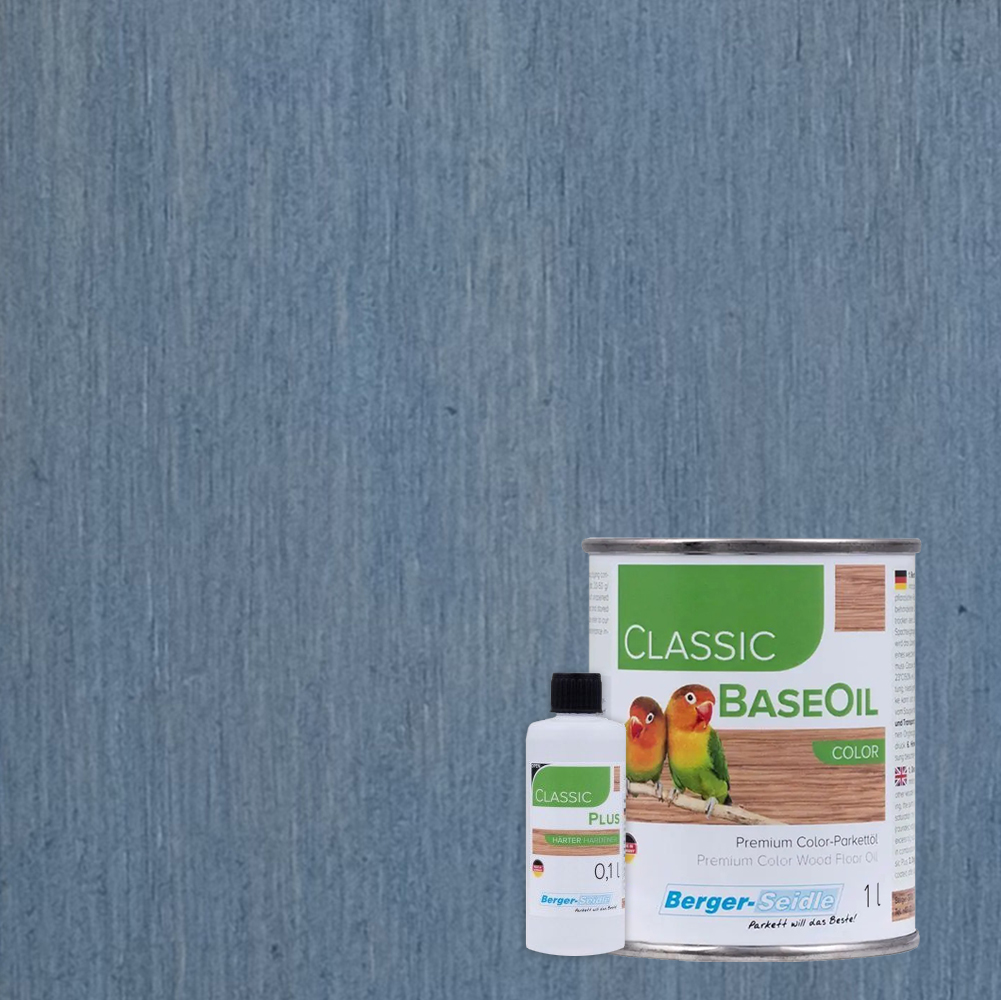 Масло для пола Berger-Seidle Classic BaseOil Color 2K цвет Dove Blue / Taubenblau полуматовое 1,1 л