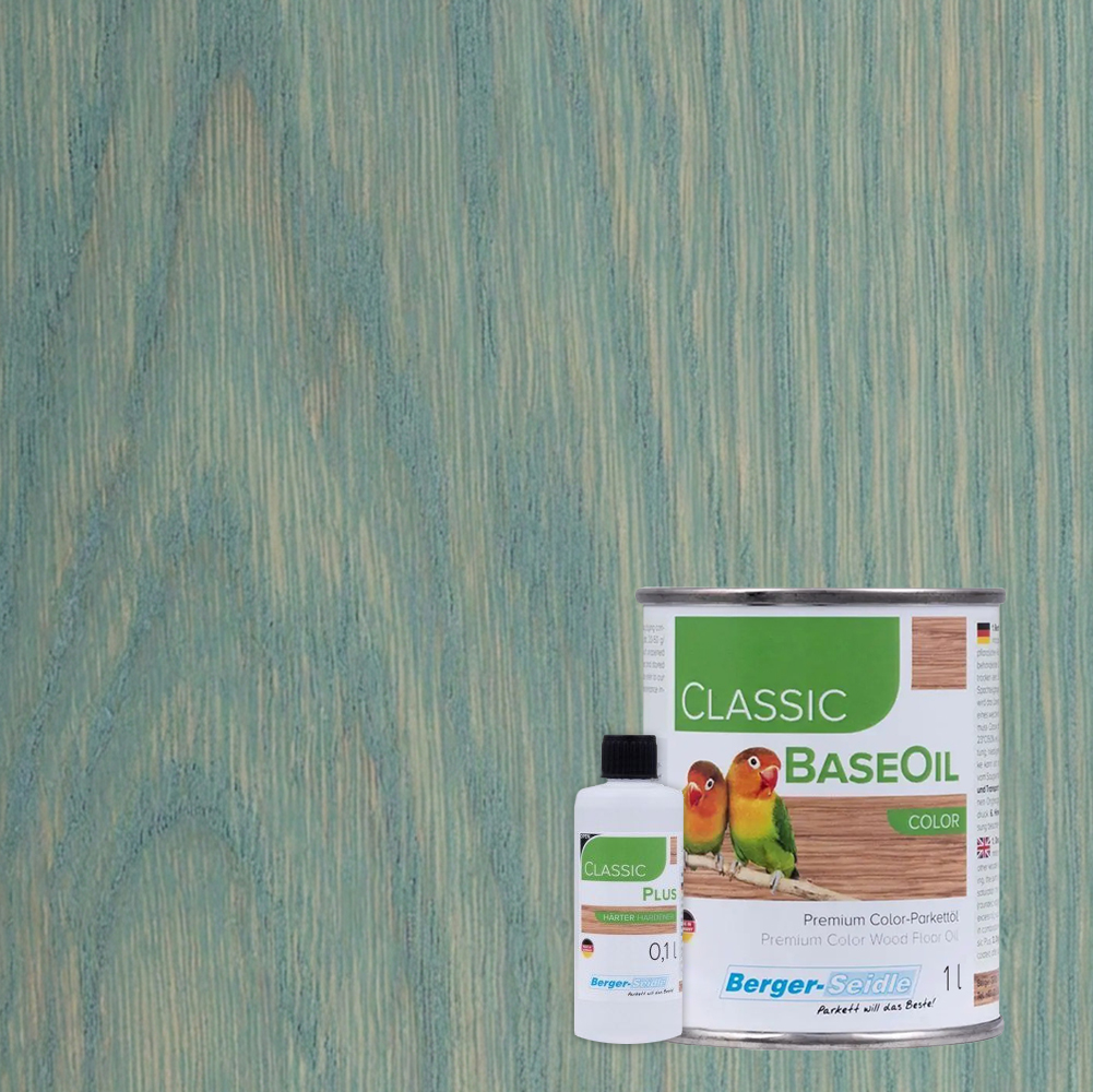 Масло для пола Berger-Seidle Classic BaseOil Color 2K цвет Caribbean / Karibik полуматовое 1,1 л