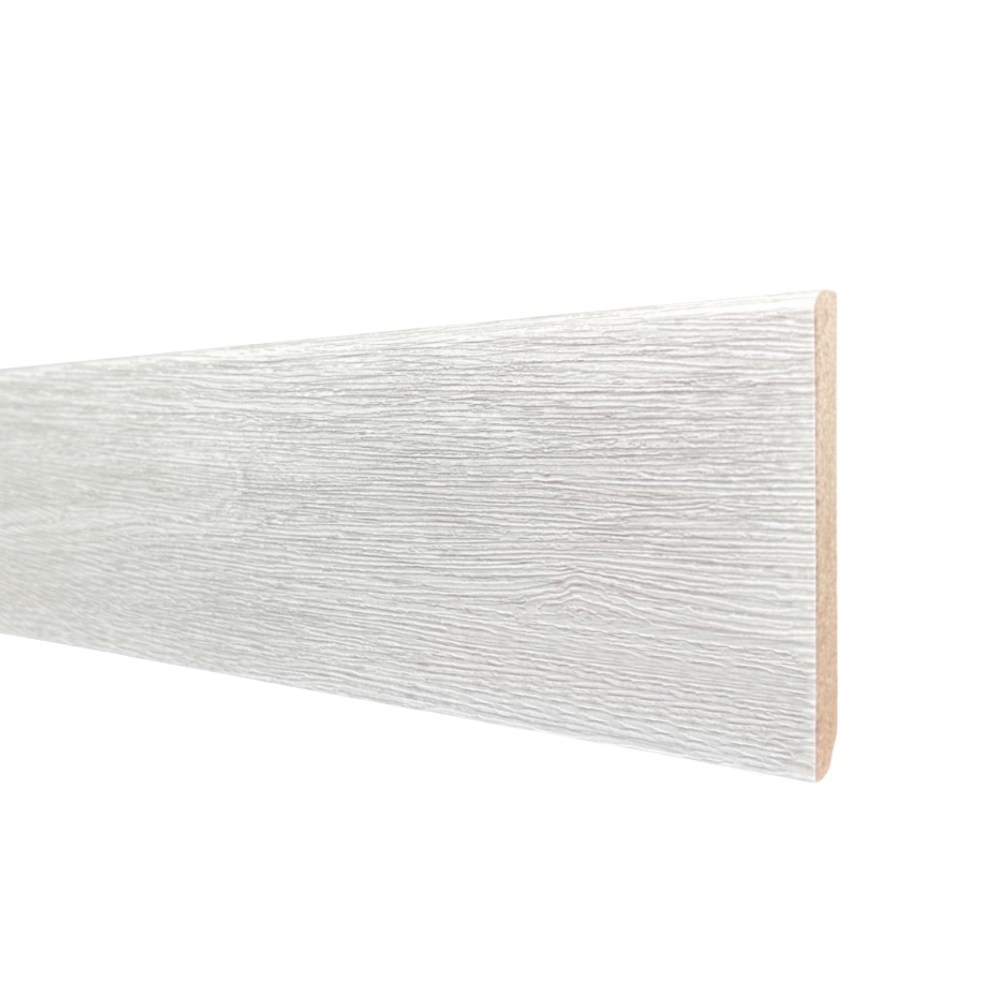 Плинтус МДФ ламинированный TeckWood Дуб Айс 2000×80×10