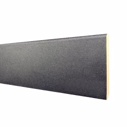 Плинтус МДФ ламинированный TeckWood Черный 2000×80×10