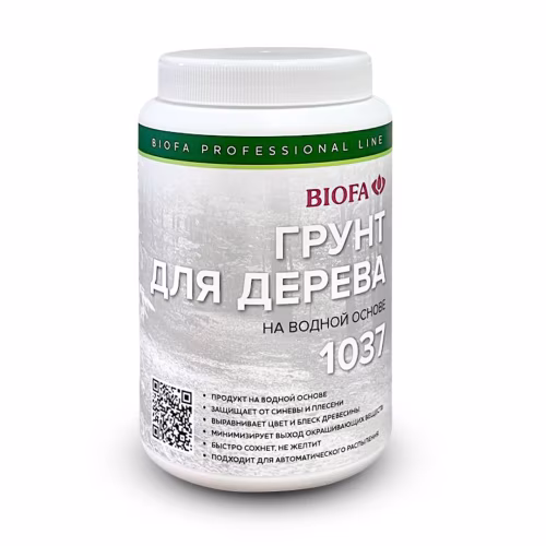 Грунтовка глубокого проникновения для дерева Biofa 1037 акриловая 1 л